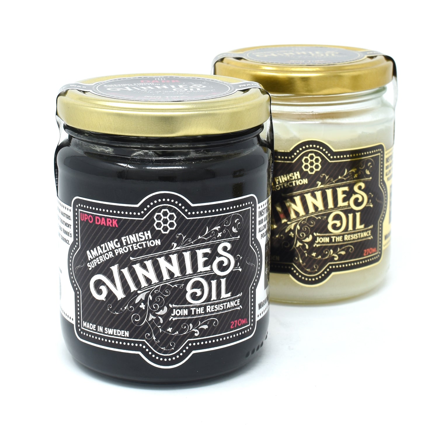 Vinnie's Ultra Penetrating Oil Dark & Hard Wax Bundle - 9oz